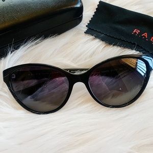 Ralph Lauren All Black Cat Eye Sunglasses